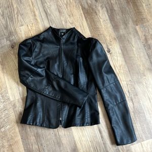 Guess faux leather jacket, maybe worn x1